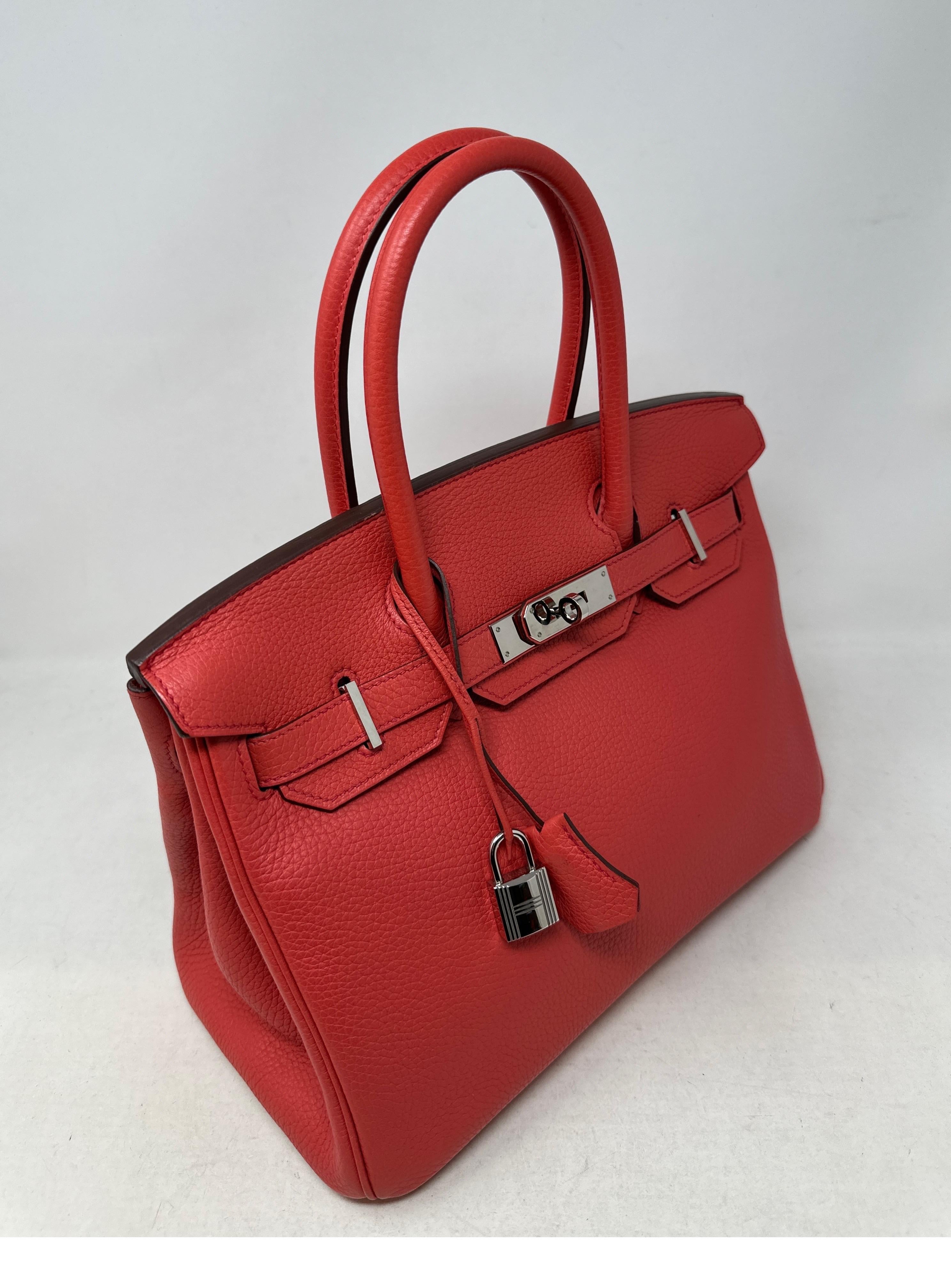 Hermes Bouganvillea Birkin 30 Bag For Sale 10