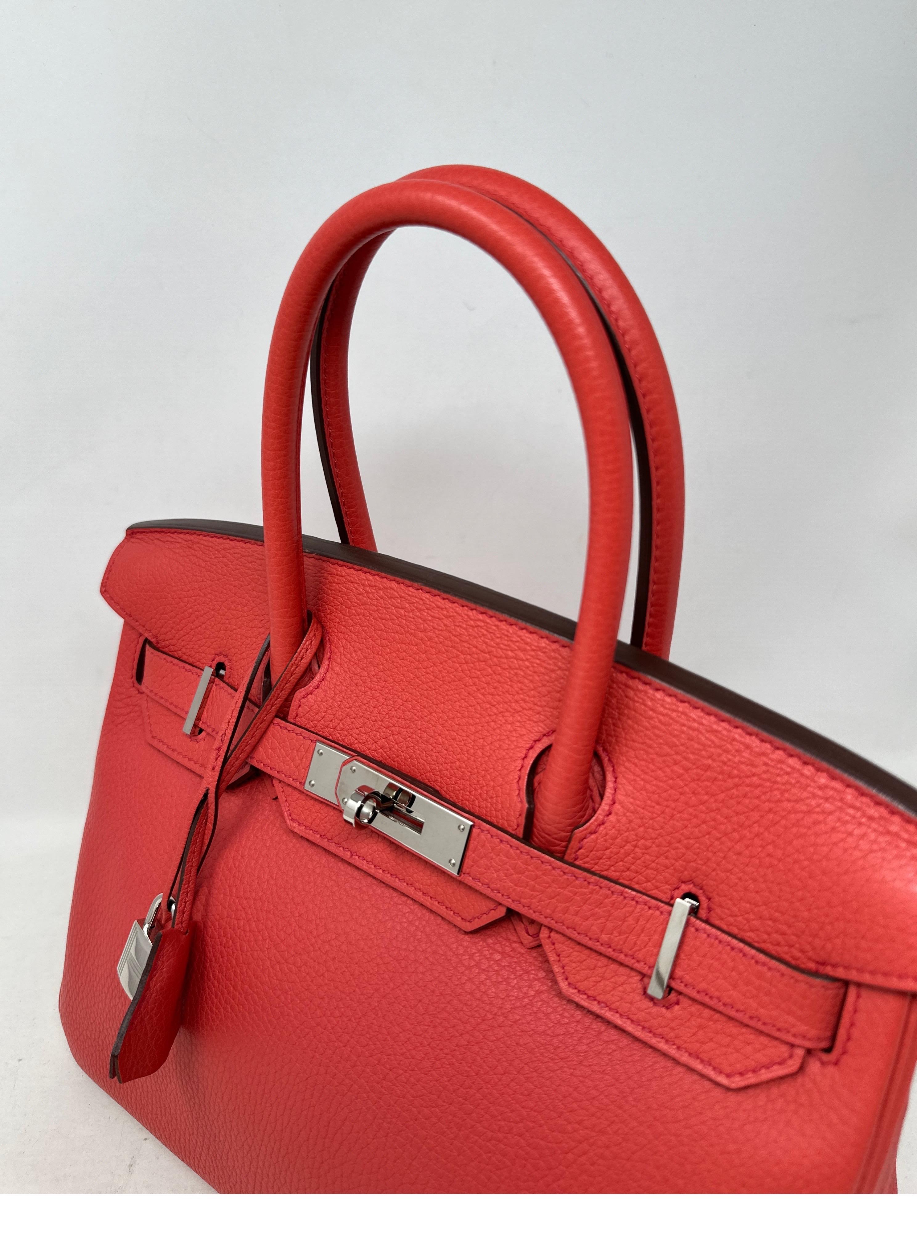 Hermes Bouganvillea Birkin 30 Bag For Sale 12