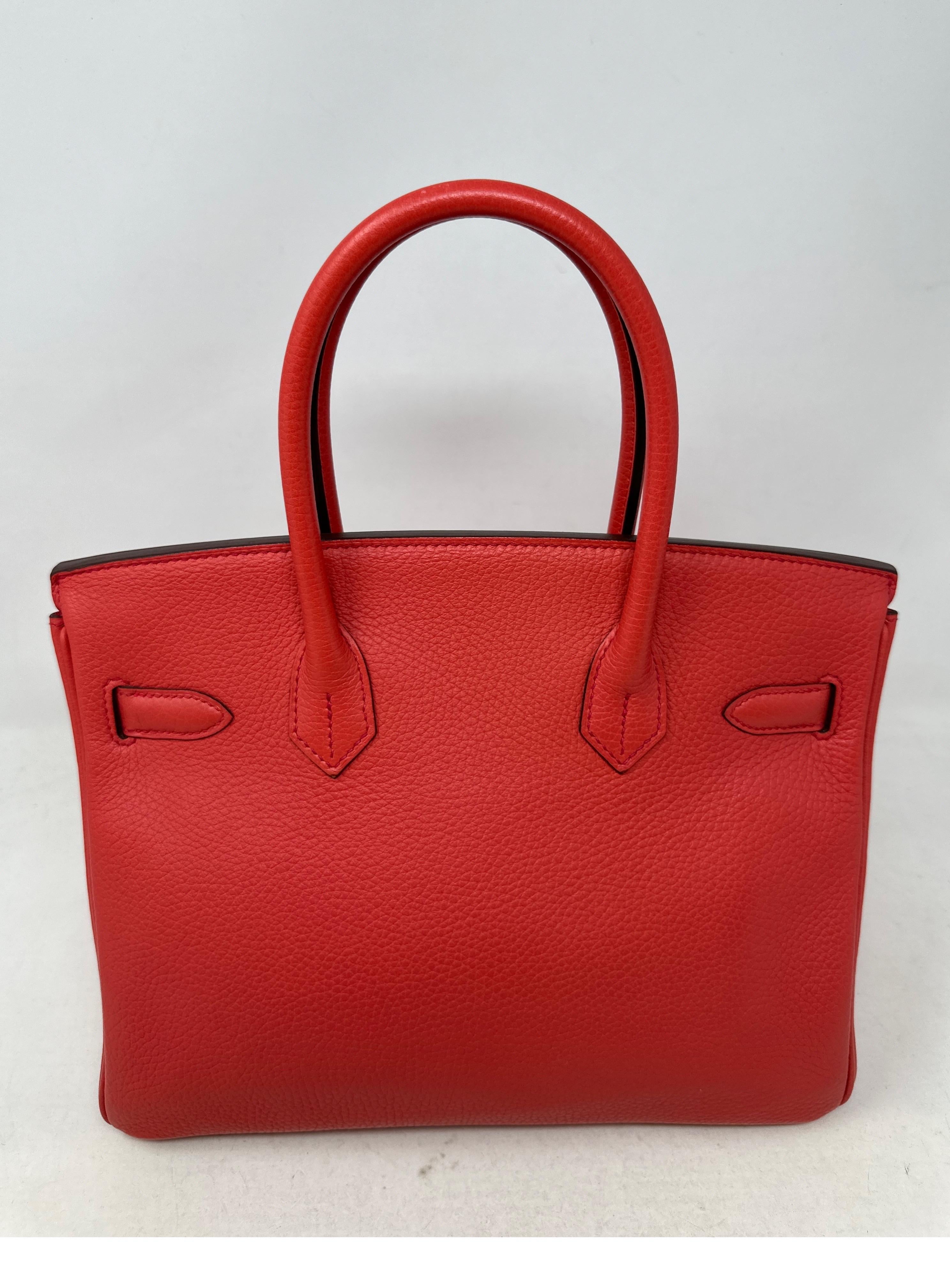 Hermes Bouganvillea Birkin 30 Bag For Sale 14