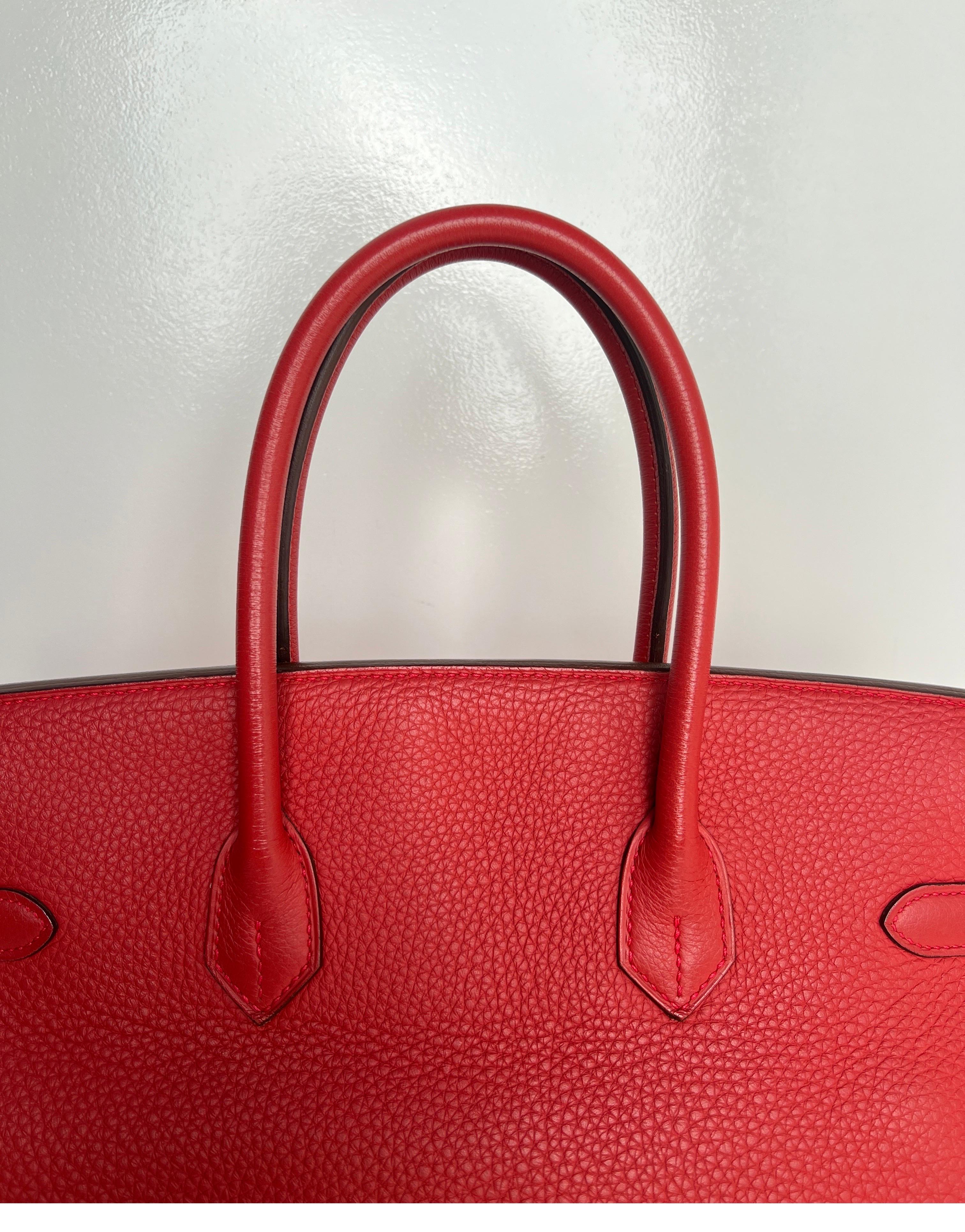 Hermes Bouganvillea Birkin 35 Bag 10