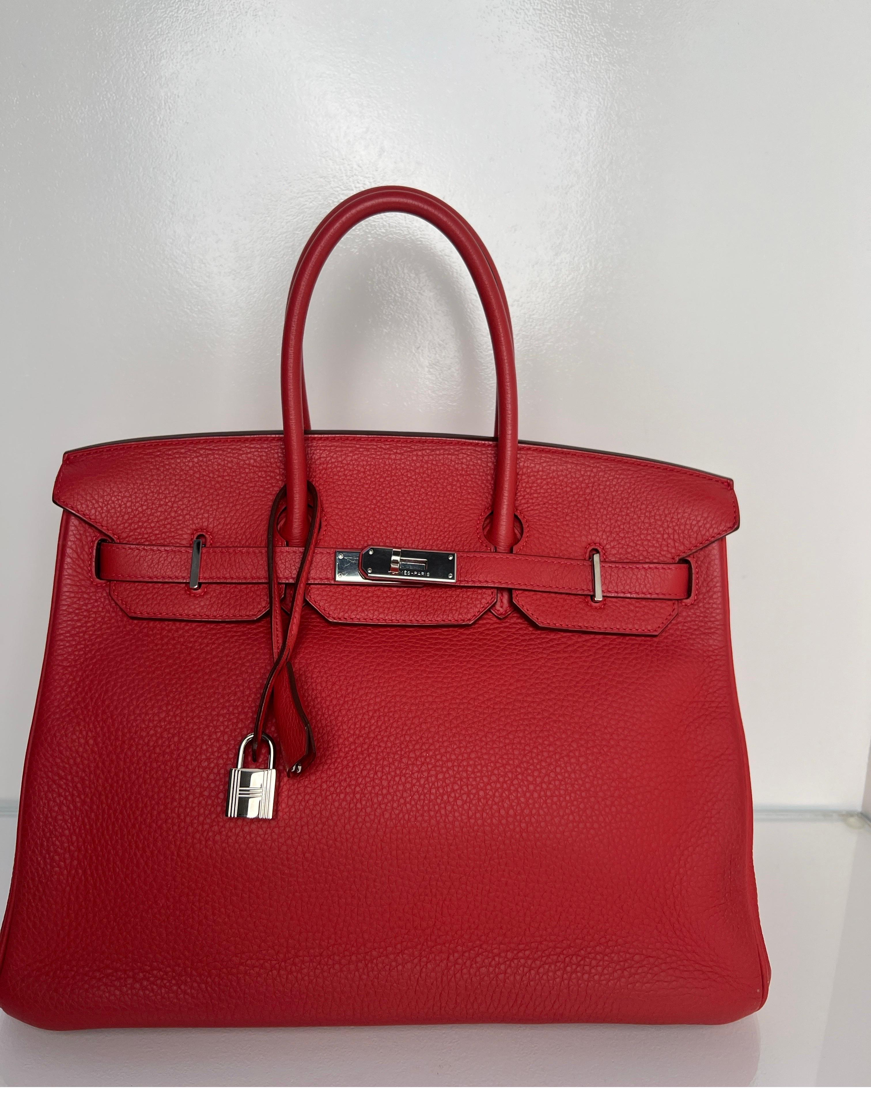 Hermes Bouganvillea Birkin 35 Bag 11