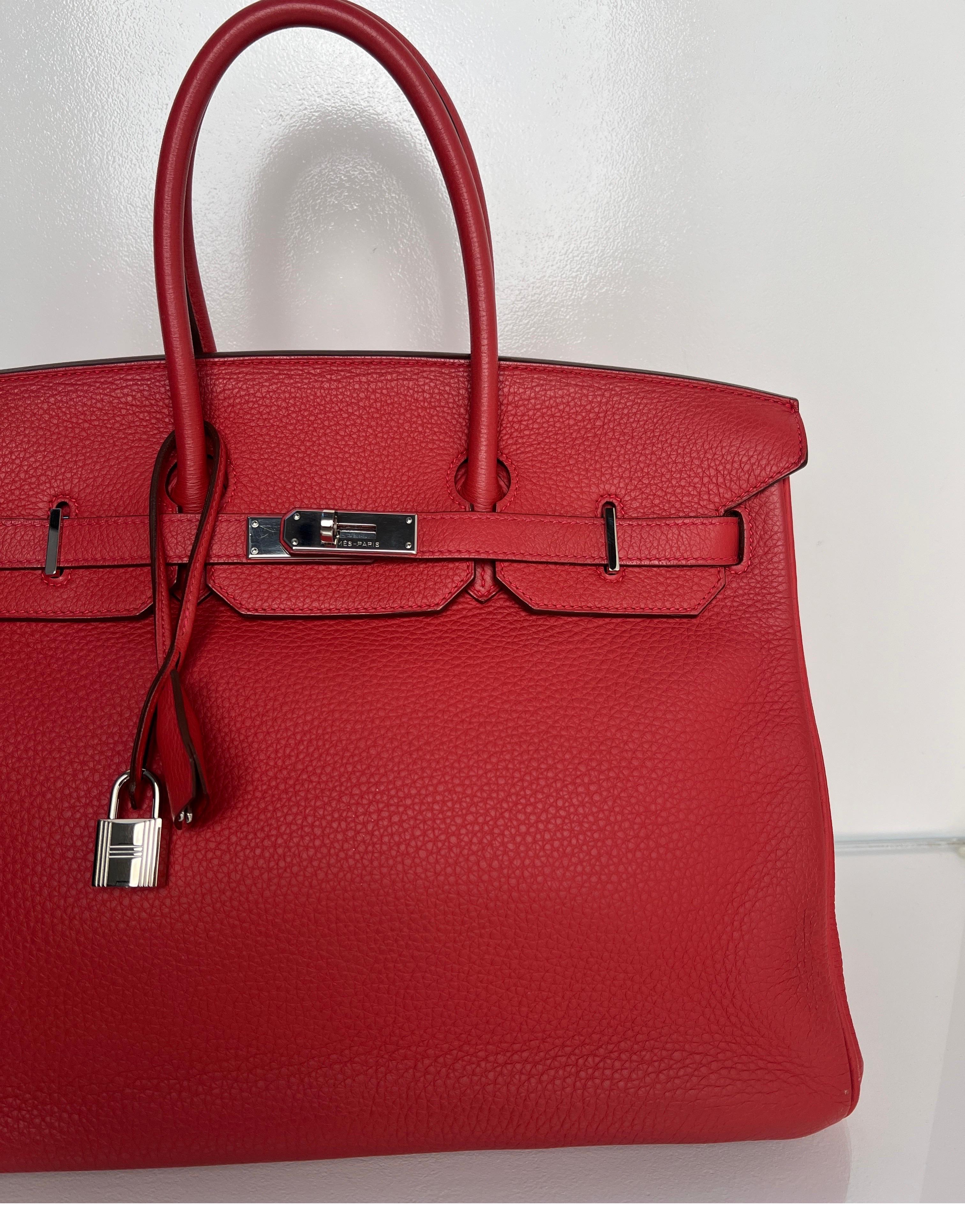 Hermes Bouganvillea Birkin 35 Bag 13