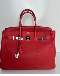 Hermes Bouganvillea Birkin 35 Bag