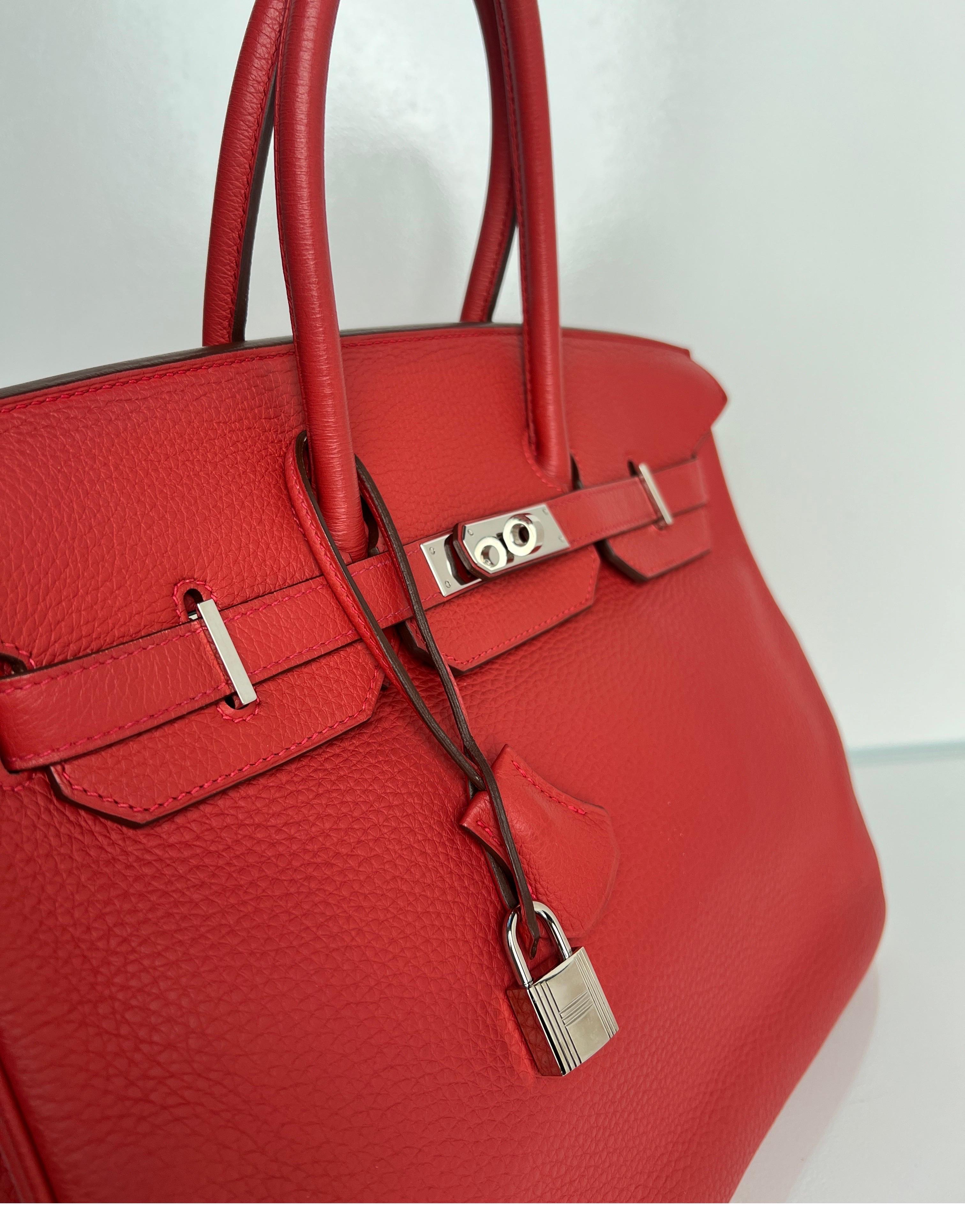 Hermes Bouganvillea Birkin 35 Bag 15
