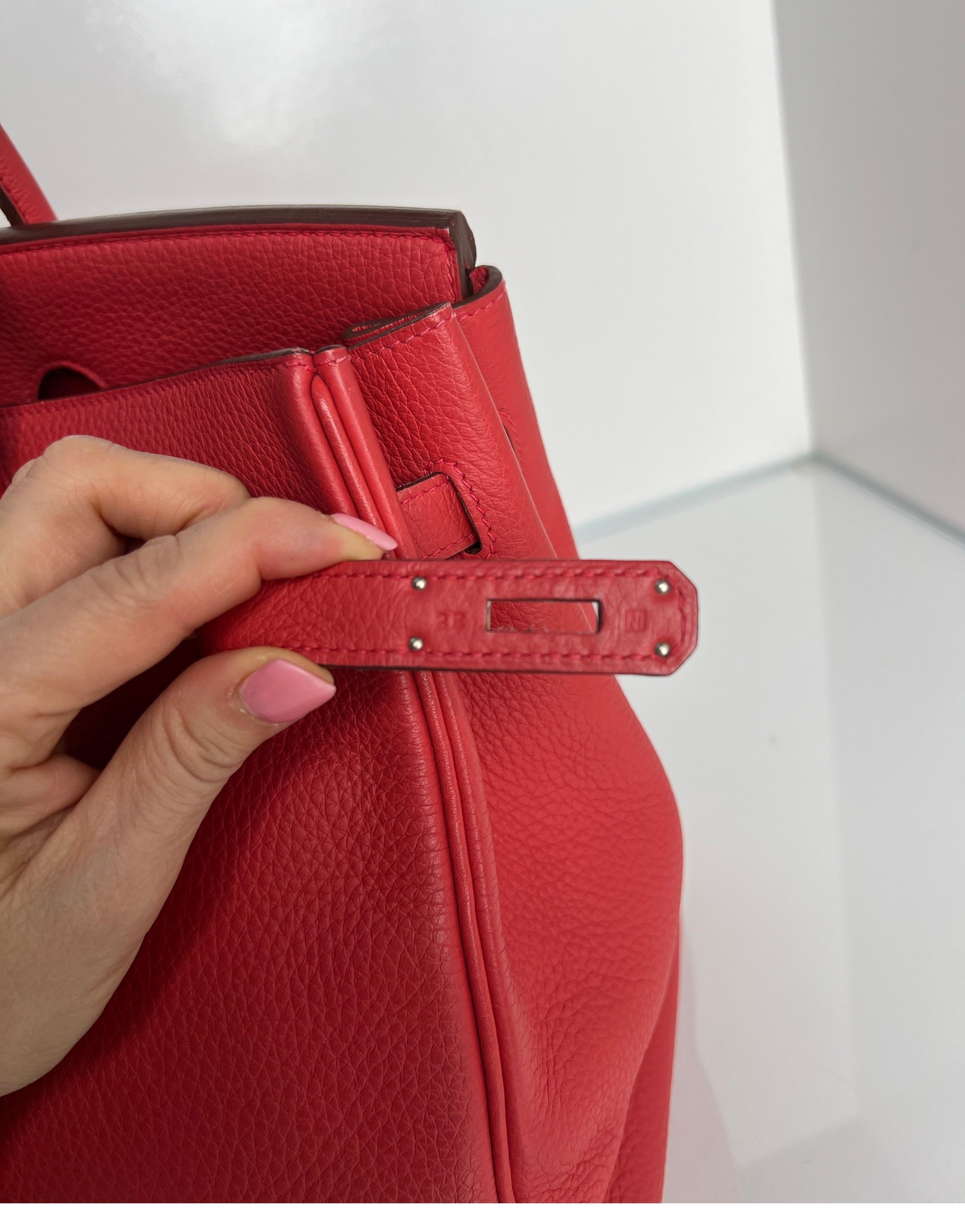 Women's or Men's Hermes Bouganvillea Birkin 35 Bag