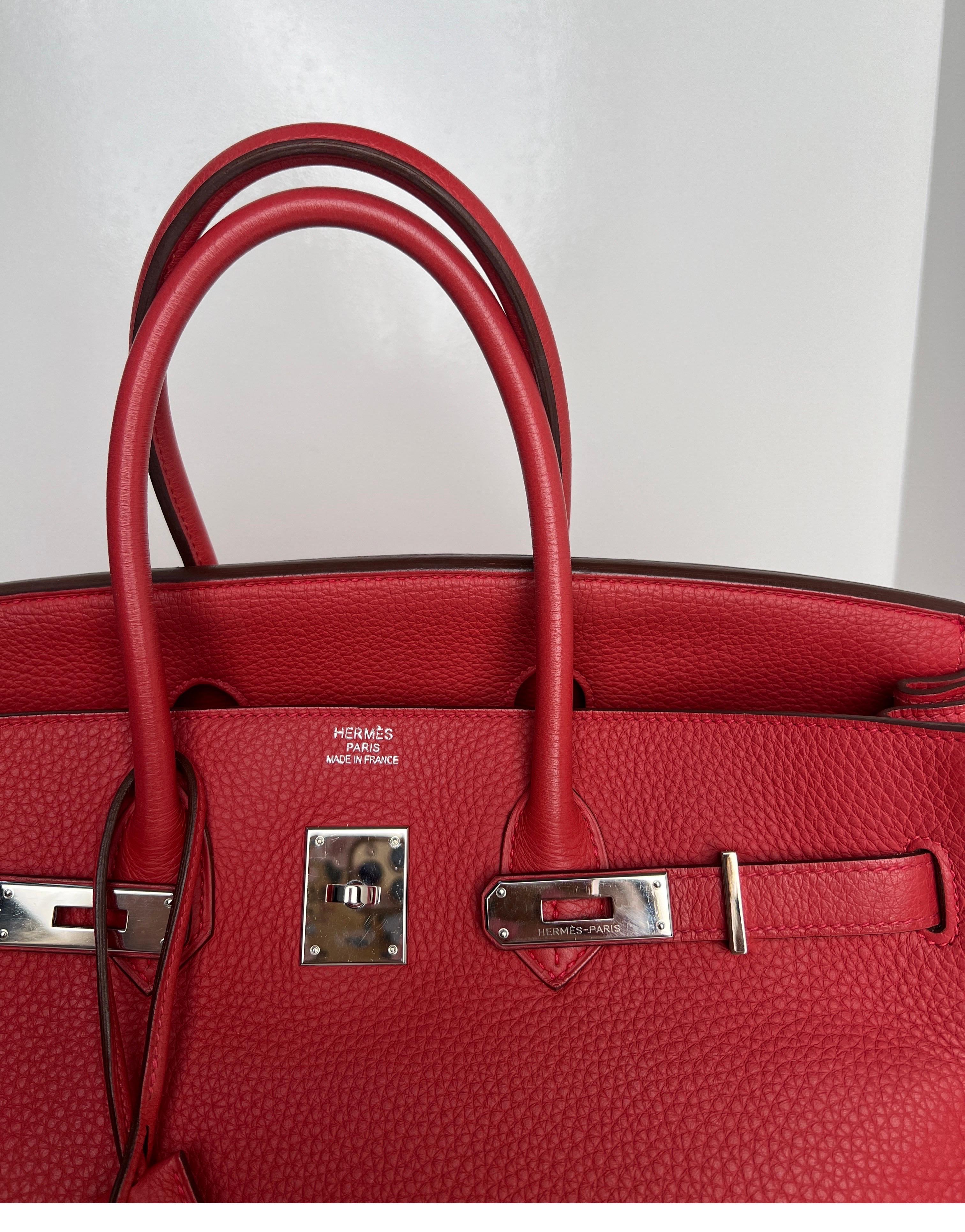 Hermes Bouganvillea Birkin 35 Bag 1