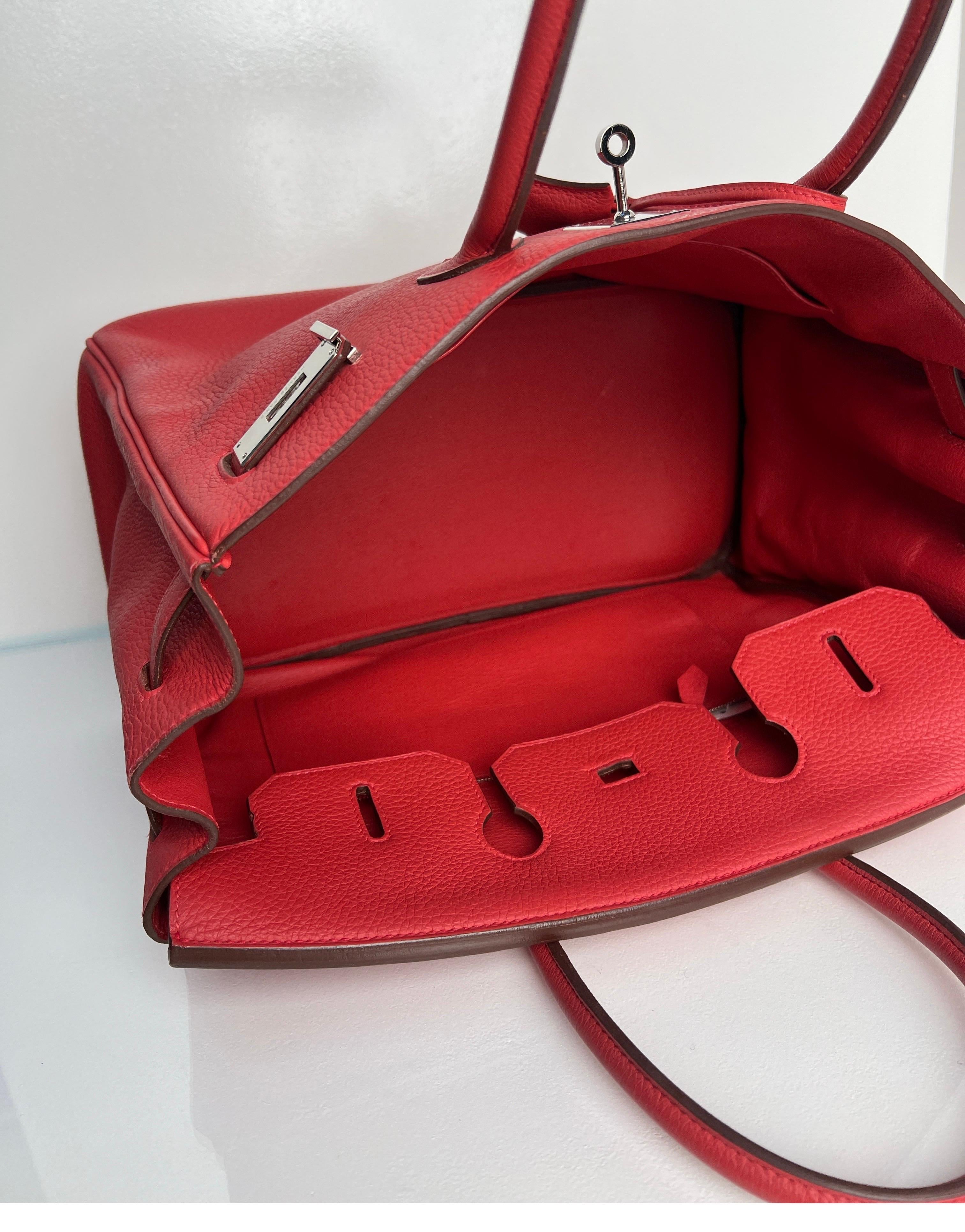 Hermes Bouganvillea Birkin 35 Bag 3