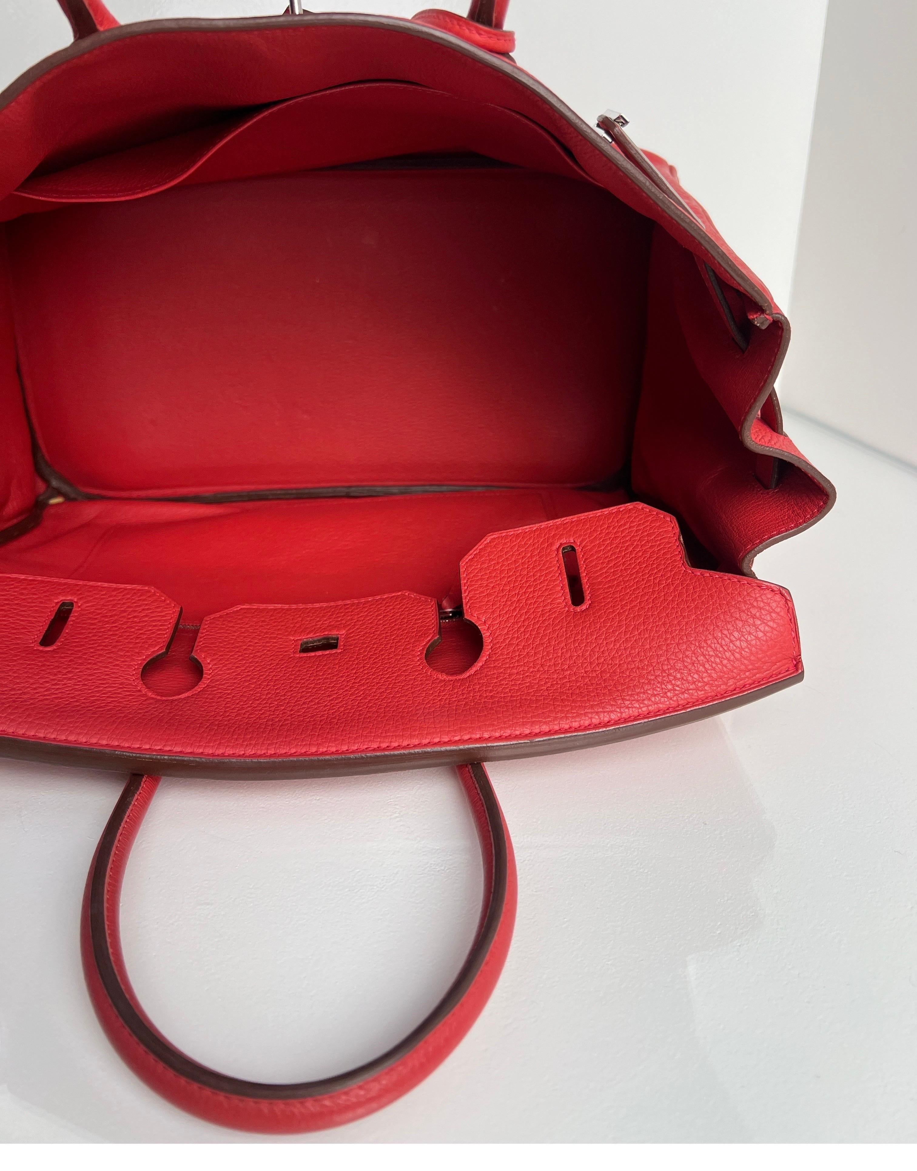 Hermes Bouganvillea Birkin 35 Bag 4