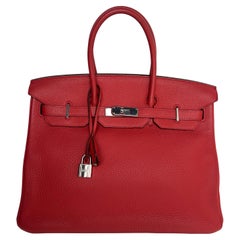 Hermes Bouganvillea Birkin 35 Bag