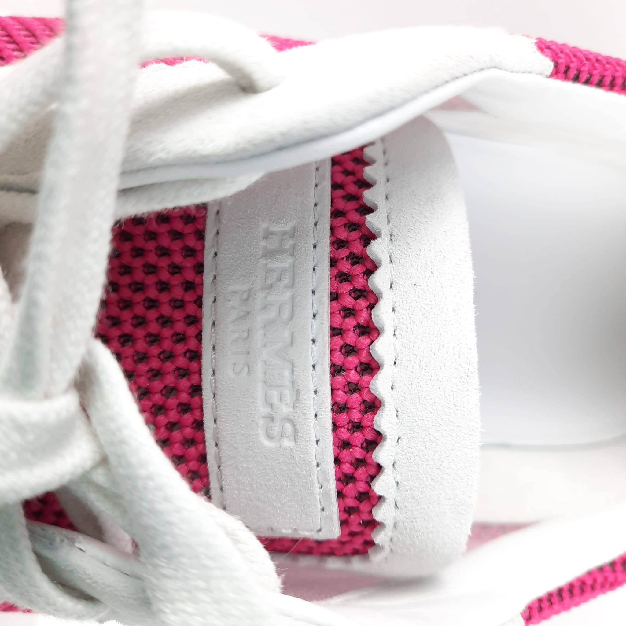  Baskets à bascule Hermès couleur Vinicunca rose/blanc, taille 39  Pour femmes 