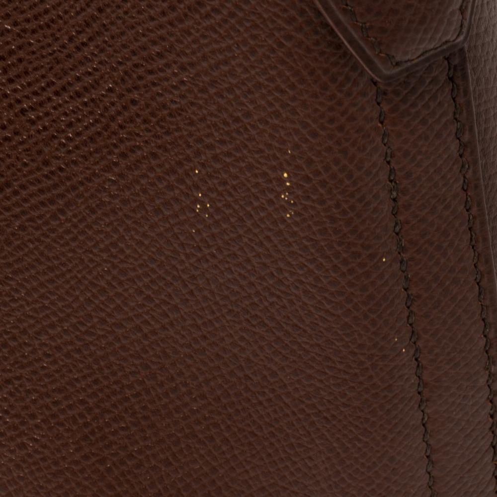 Hermès Bourgogne Courchevel Leather Bolide 31 Bag 3