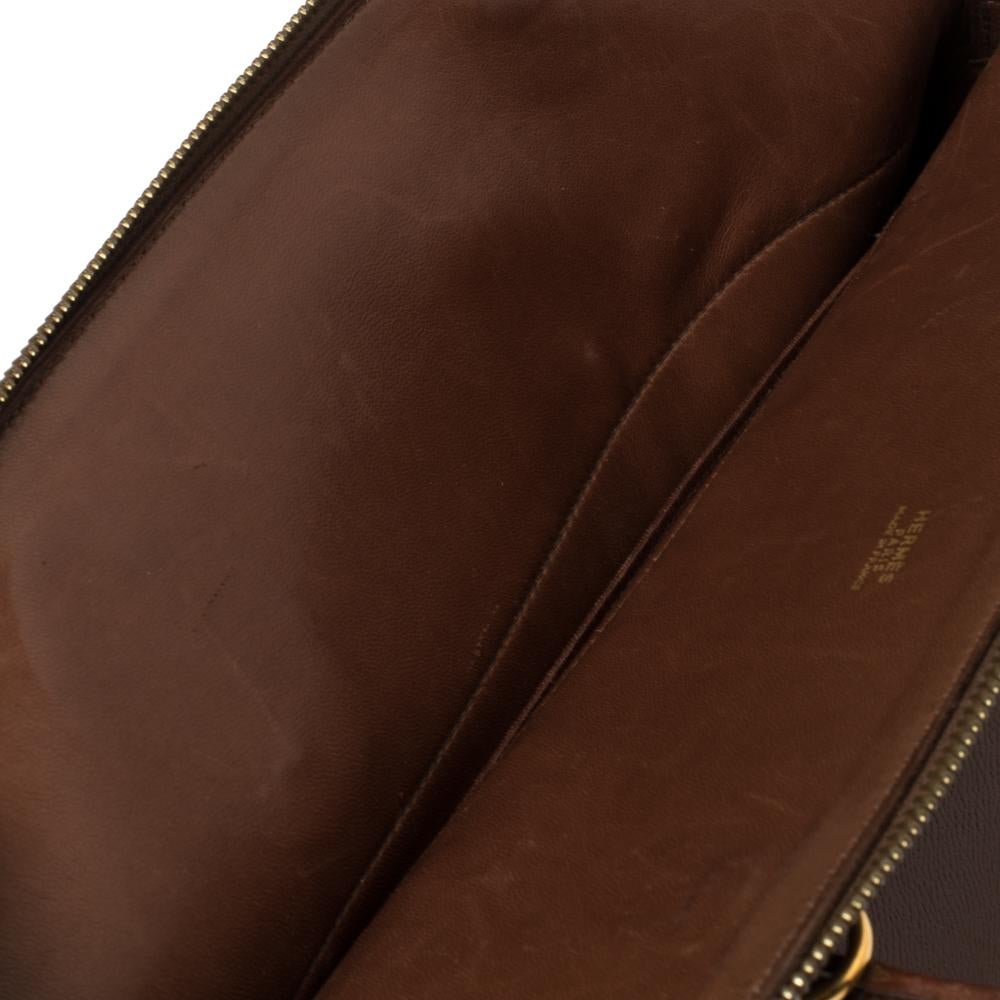 Hermès Bourgogne Courchevel Leather Bolide 31 Bag 7