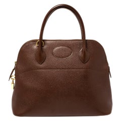 Hermès Bourgogne Courchevel Leather Bolide 31 Bag