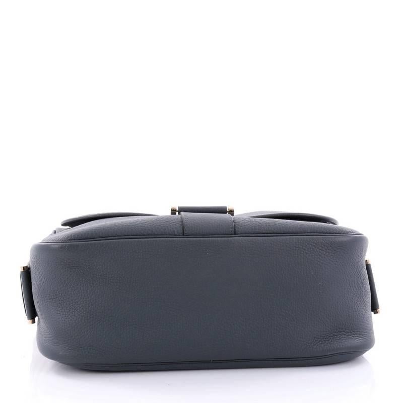 Black Hermes Bourlingue Messenger Bag Clemence