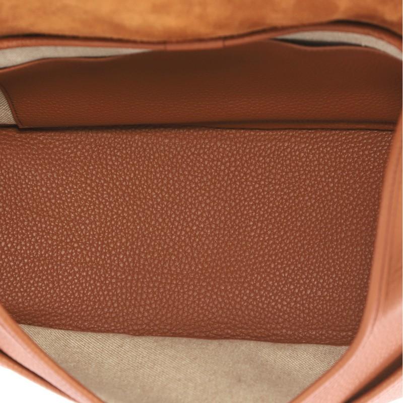 Hermes Bourlingue Messenger Bag Clemence In Good Condition In NY, NY