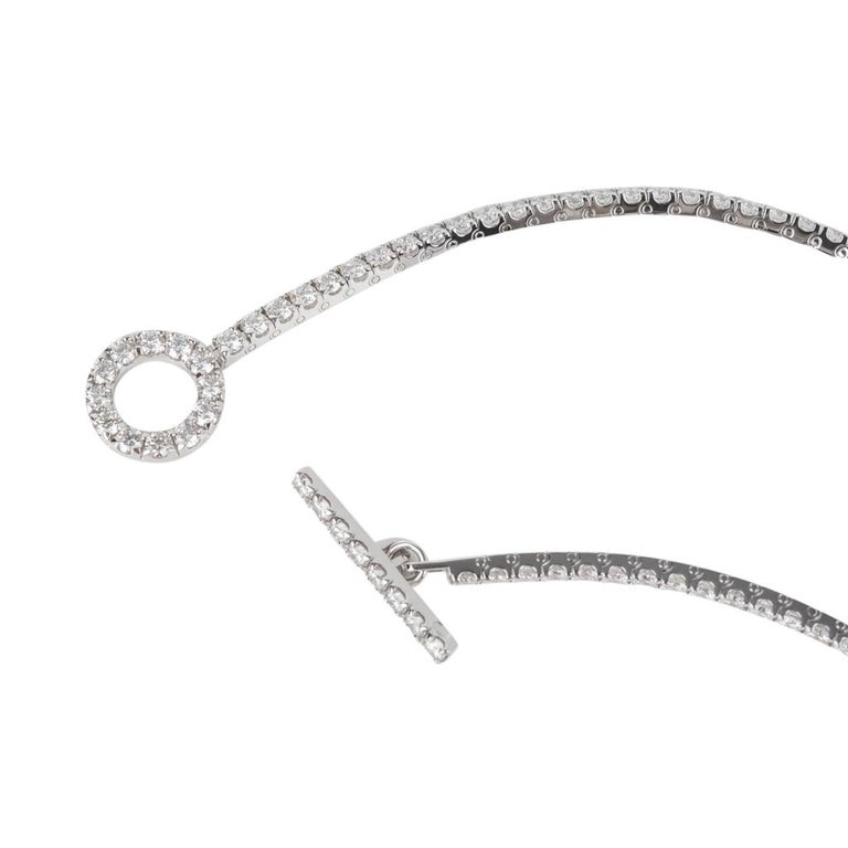 Hermès 18K Diamond Finesse Bracelet