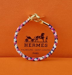 Hermès Bracelet Glenan Silk Gold Plated Hdw Limited Summer Edition Sold Out T1
