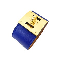 Hermès Bracelet Kelly Dog veau swift blue electric , 2011