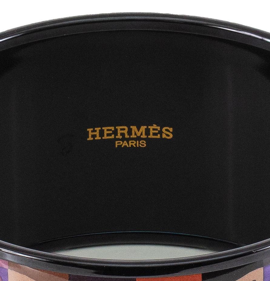 Hermès BRACELET - Optique Chaine D Ancre - PVD - Lila Wein - 65-33mm - Neu Damen im Angebot