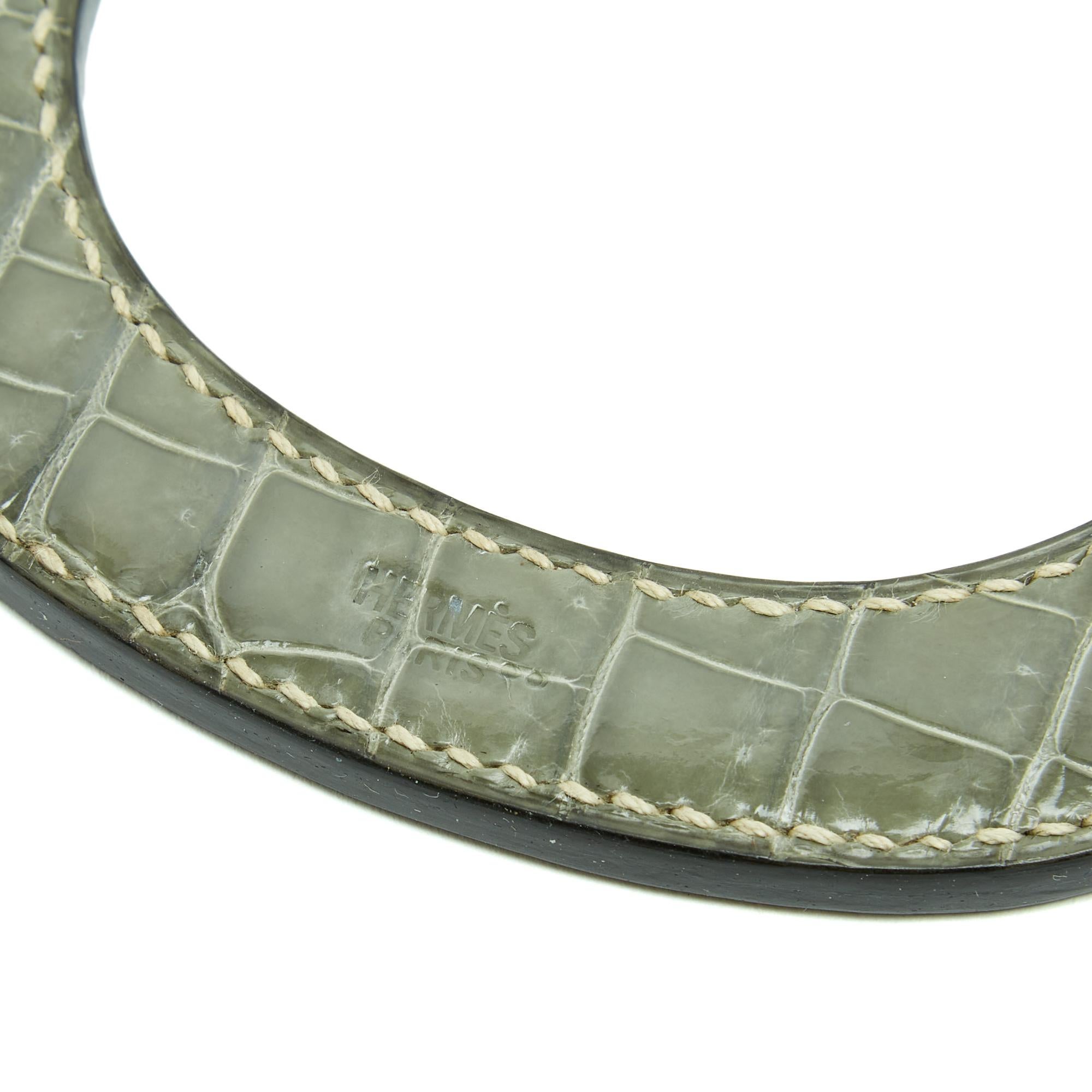 da uomo o donna Hermès Bracciale o Ciondolo I.L.A. Bracciale o ciondolo in pelle verde Hermès in vendita