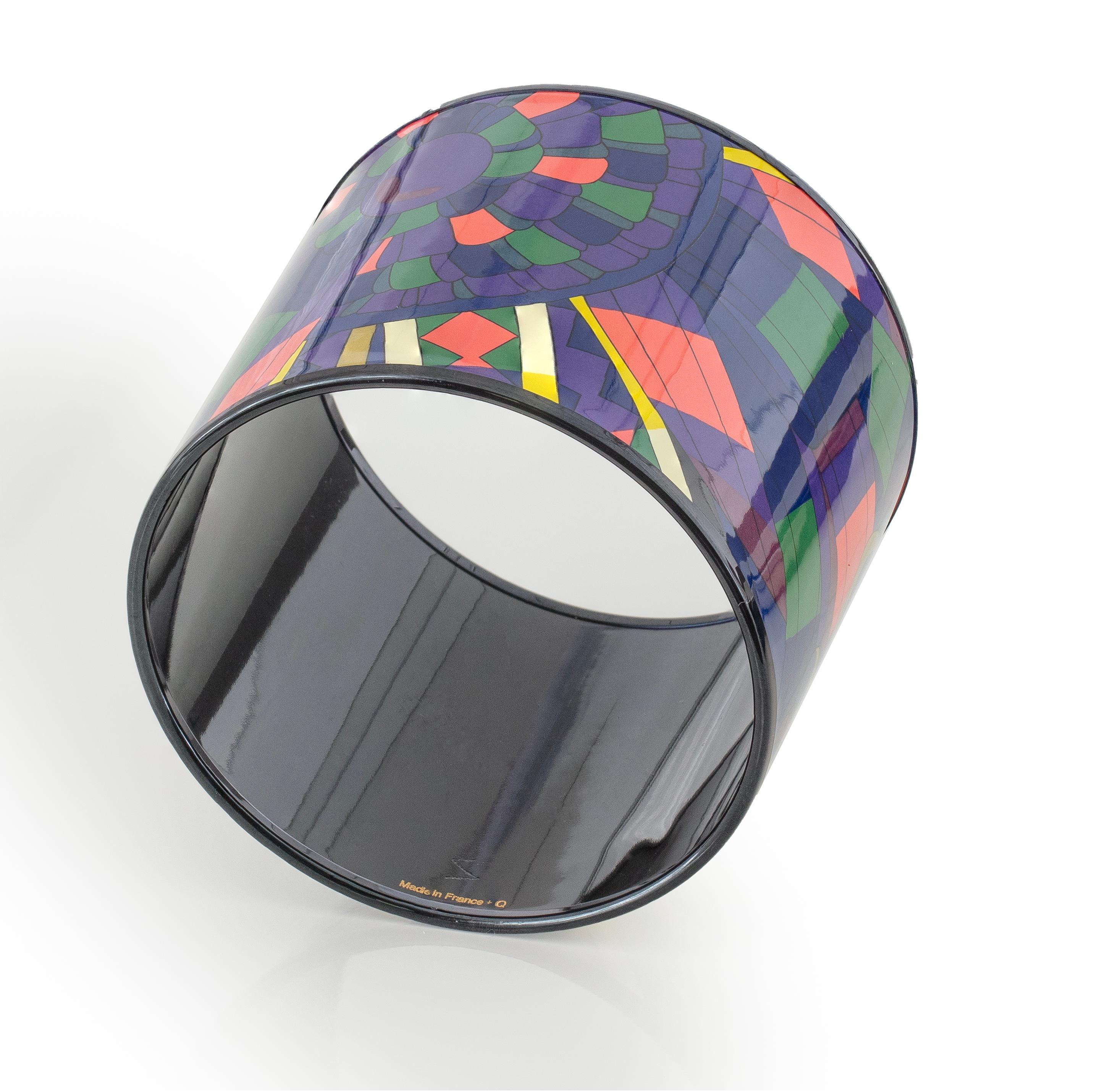 PULSERA Hermès - Rubans De Cheval Africa - PVD - Amarillo Azul - 65-55mm - Nuevo en venta 1