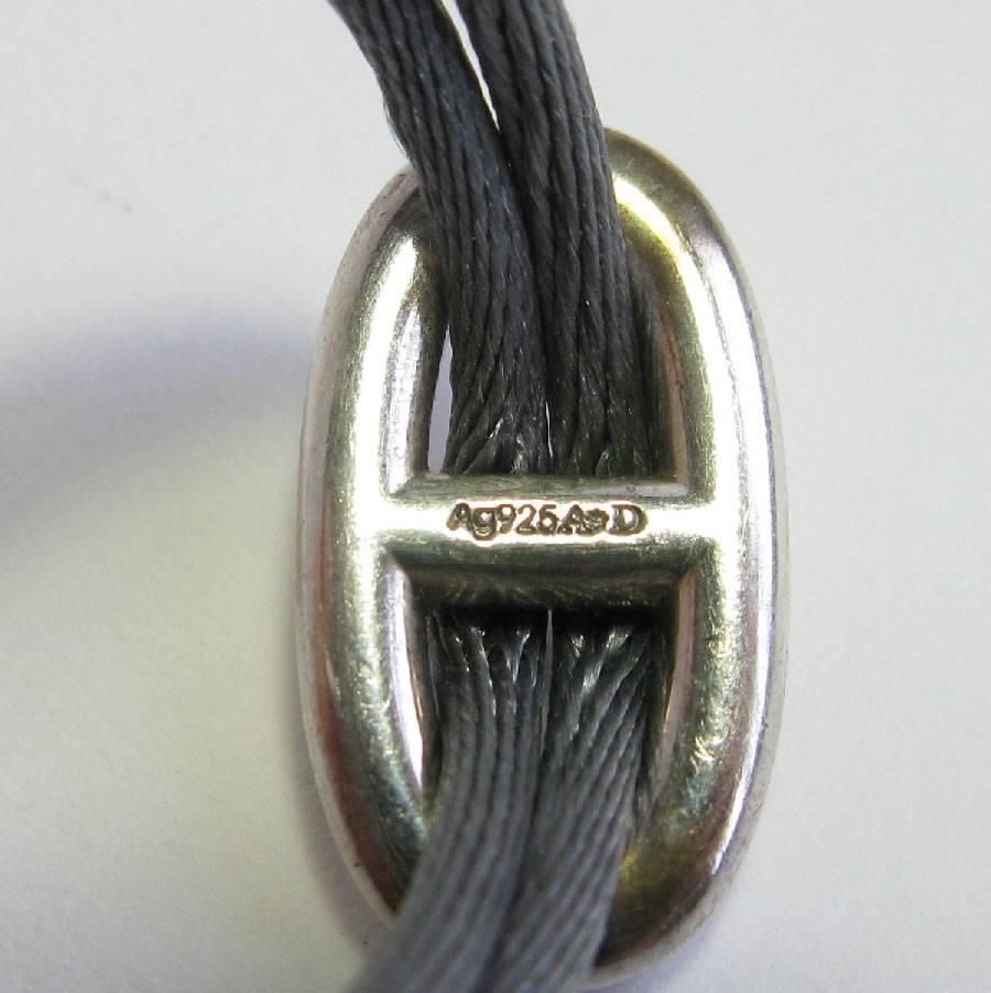 hermes silk cord bracelet