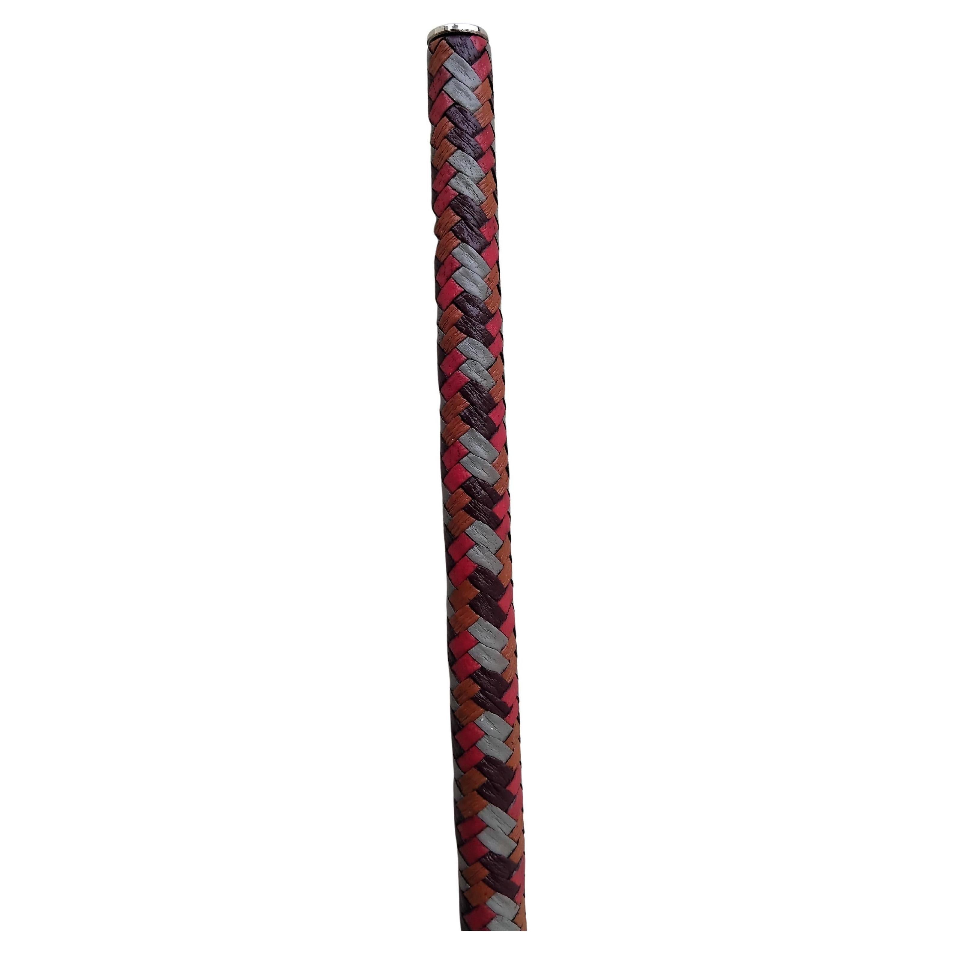 Hermès Braided Leather Wooden Lead Pencil For Sale 2