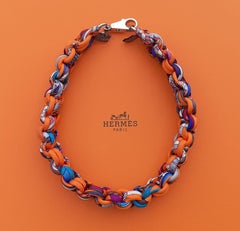 Hermès Braided Silk Necklace Petit H