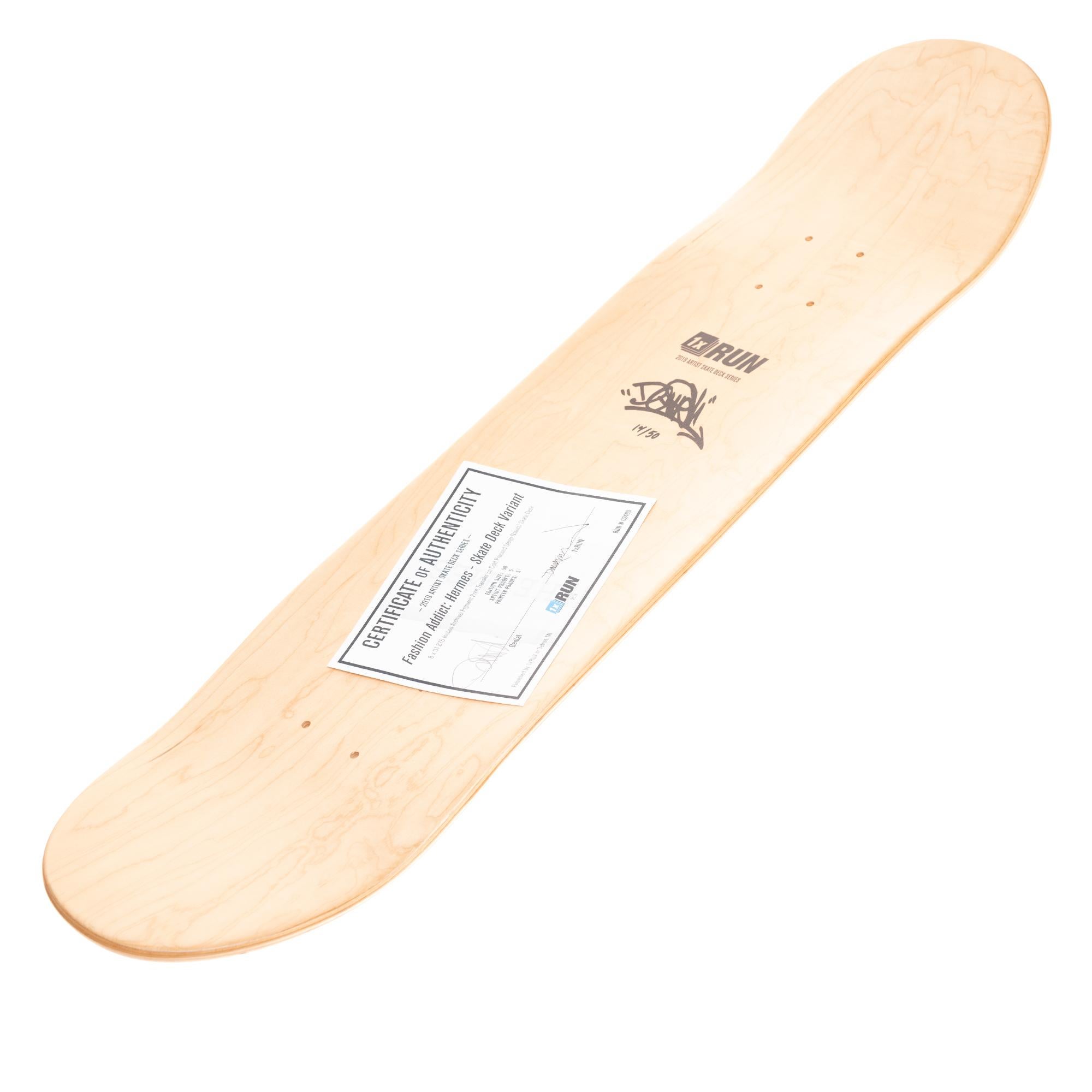 hermes skateboard deck