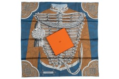 Hermès Brandebourg Double Face Scarf