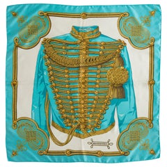 Hermès "Brandebourgs" Silk Twill Carre Scarf