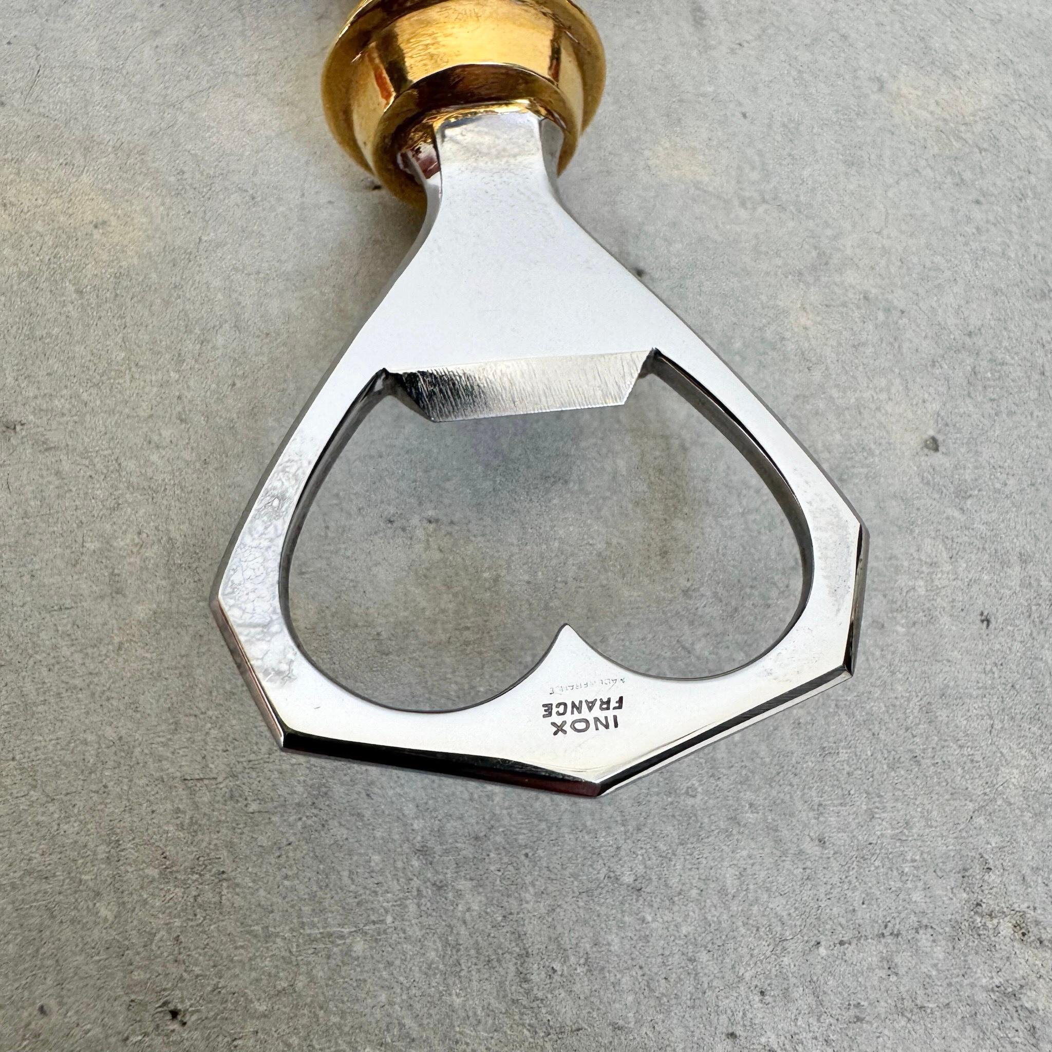 Hermès Brass and Steel Bottle Opener , 1970s France For Sale 2