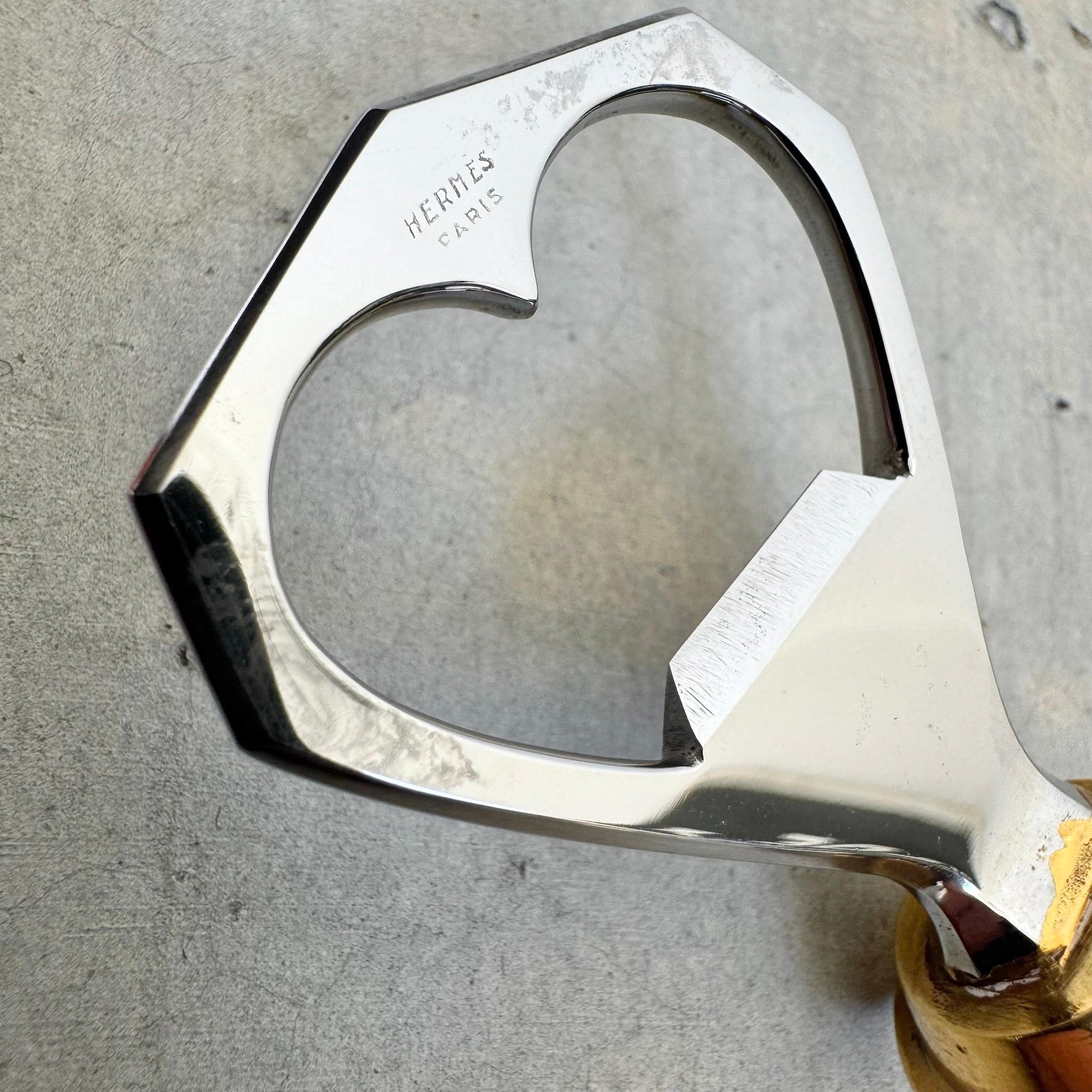 Hermès Brass and Steel Bottle Opener , 1970s France For Sale 3
