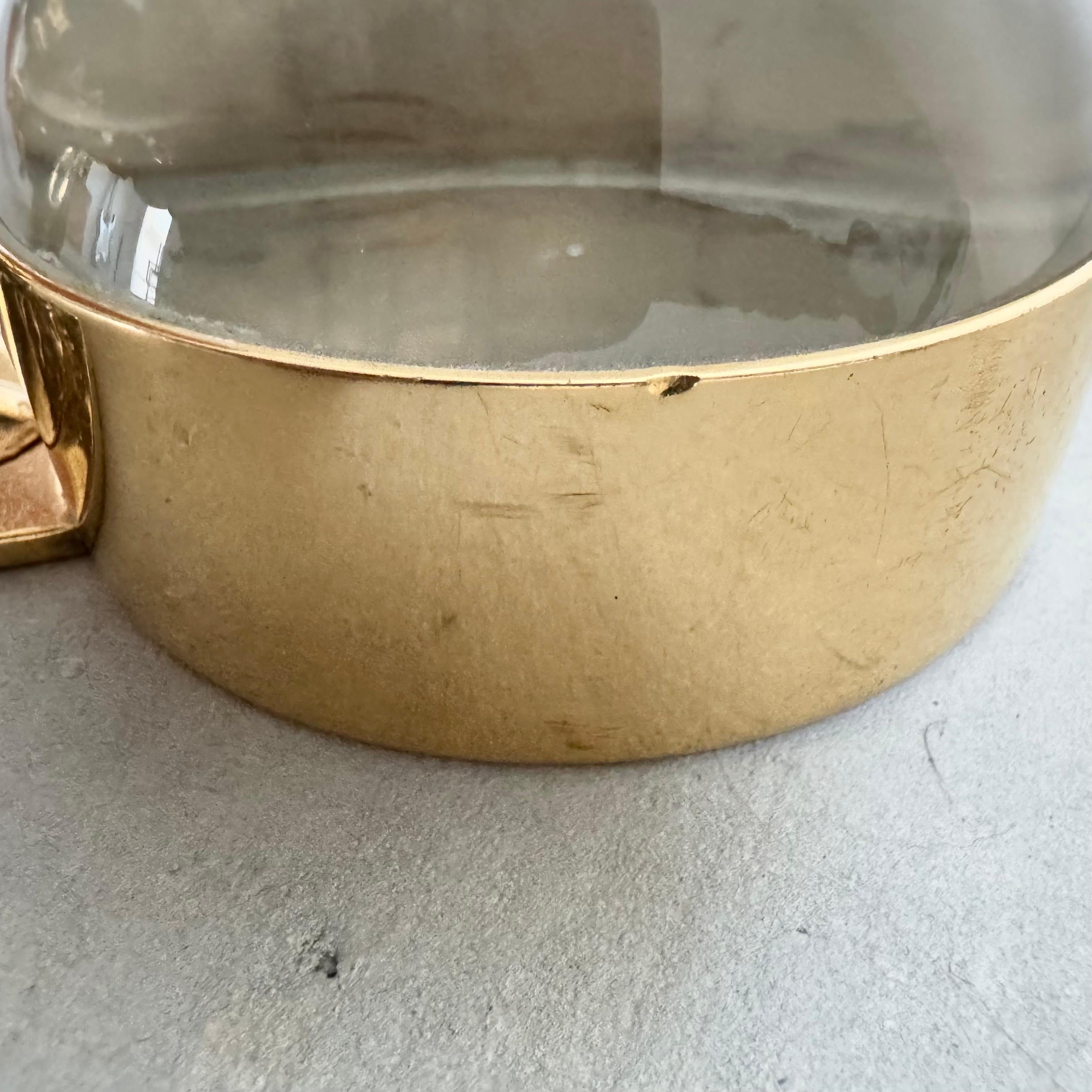 Hermes Brass Equestrian Magnifying Glass, 1970s France 9