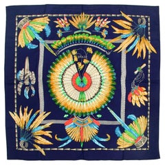 Hermes "Brazil" 90cm Silk Twill Scarf by Laurence Bourthoumieux Toutsy
