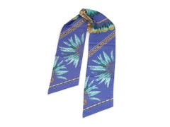 Maxi Twilly "Brazil" tons bleus