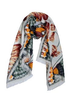 Hermes, BRAZIL cashmere and silk scarf