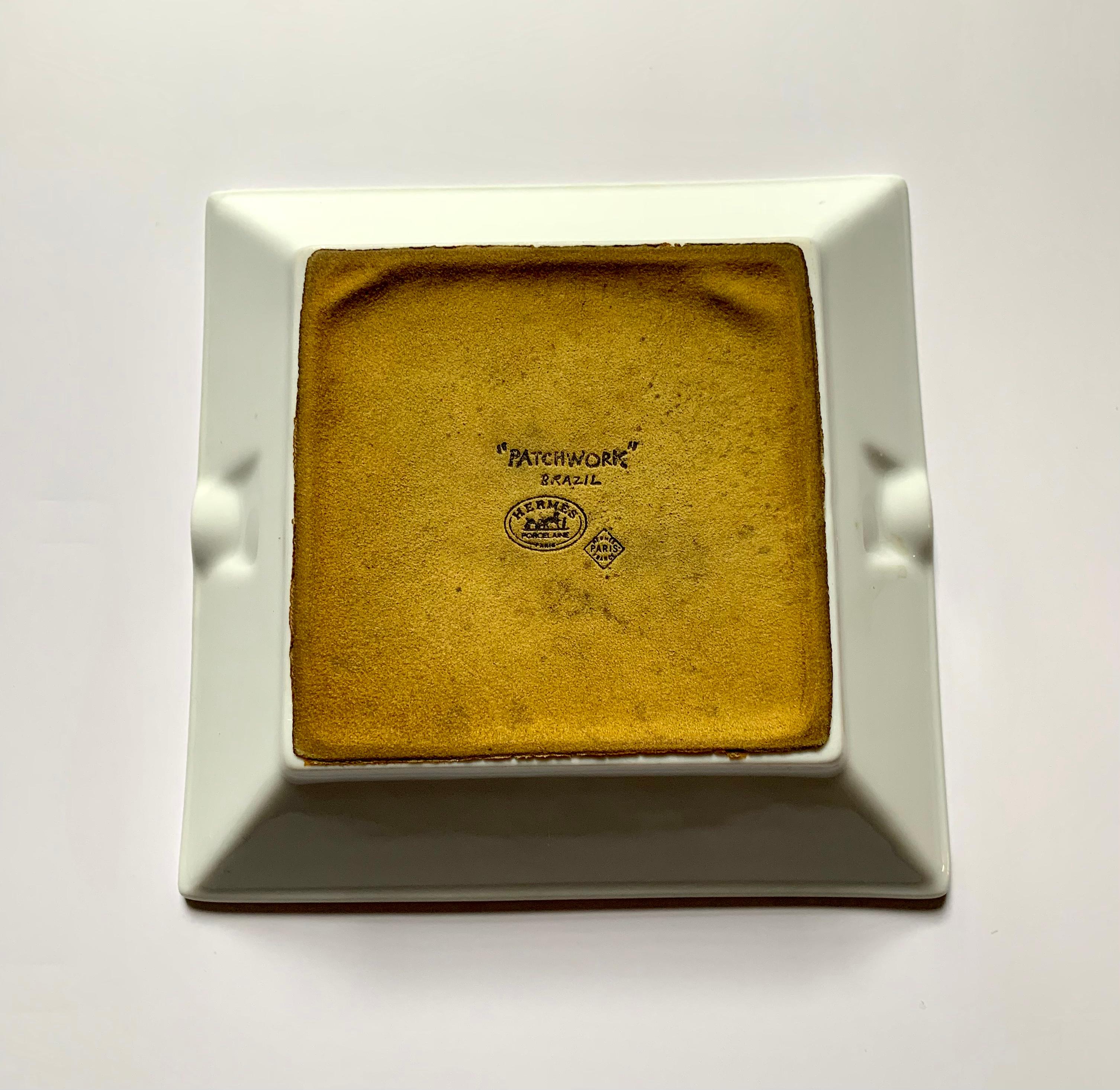 Hermès Brazil Square Ashtray In Excellent Condition For Sale In West Hollywood, CA