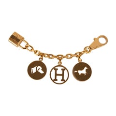 Hermes Breloque Olga Bag Charm Gold Limited Edition new