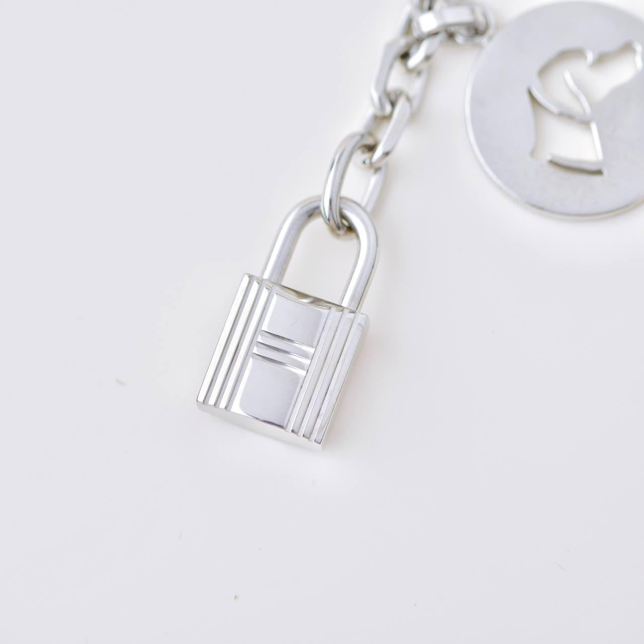 Hermès Breloque Olga Silver Bag Charm Amulette 2
