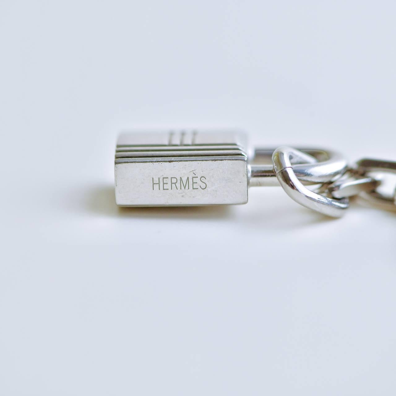 Hermès Breloque Olga Silver Bag Charm Amulette 4
