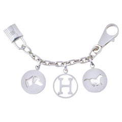 Hermès Breloque Olga Silver Bag Charm Amulette