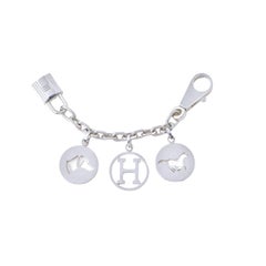 Hermès Breloque Olga Silver Bag Charm Amulette