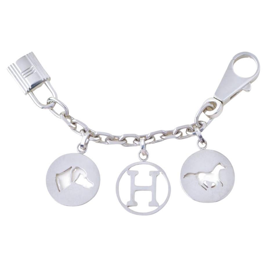 Hermès Breloque Olga Silver Bag Charm Amulette