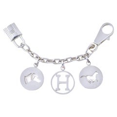 Hermès Breloque Olga Silver Bag Charm Amulette