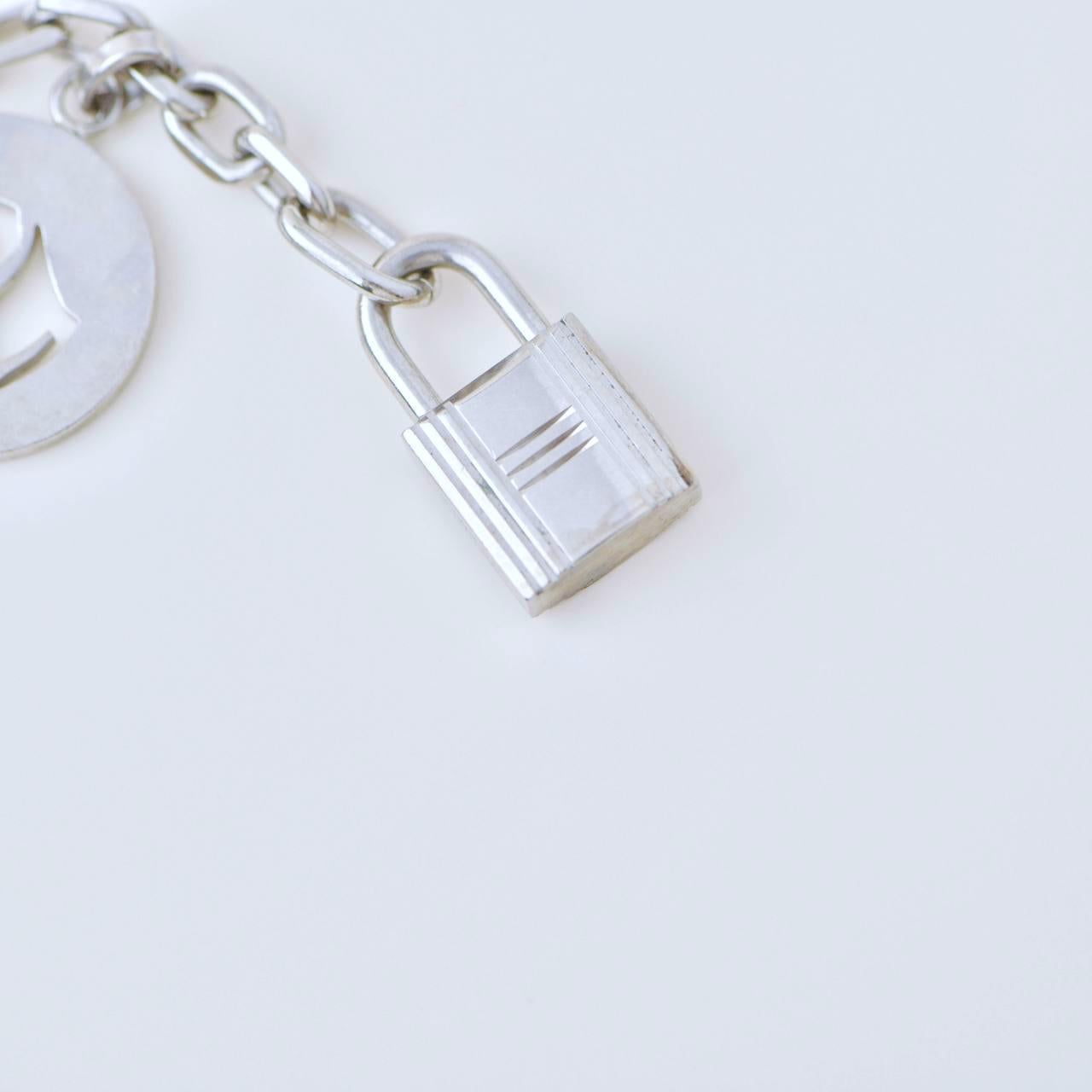 Hermès Breloque Olga Silver Bag Charm 1