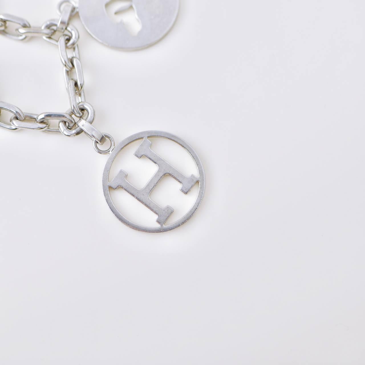 Hermès Breloque Olga Silver Bag Charm 3