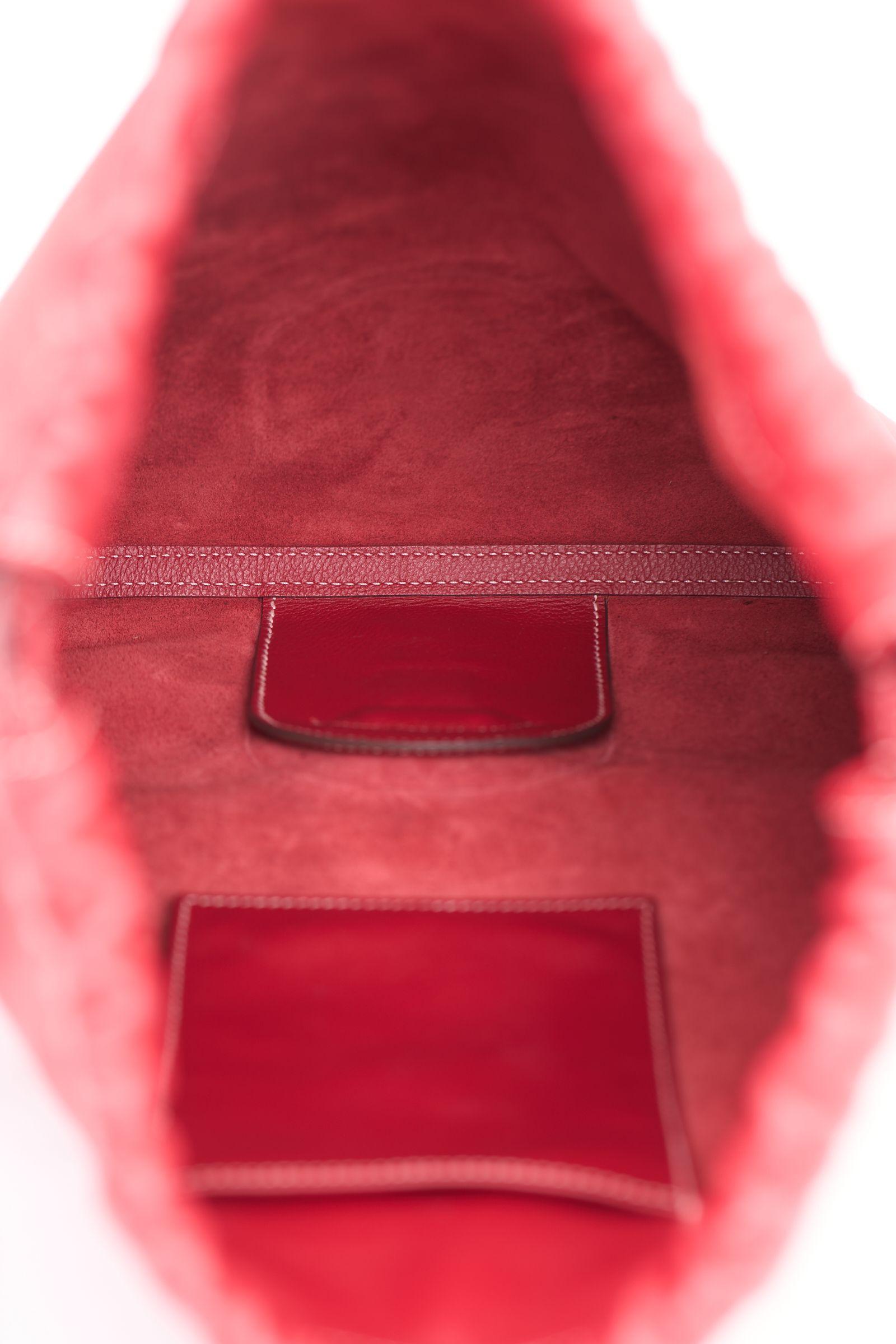 Hermès Bridado Red Backpack For Sale 3