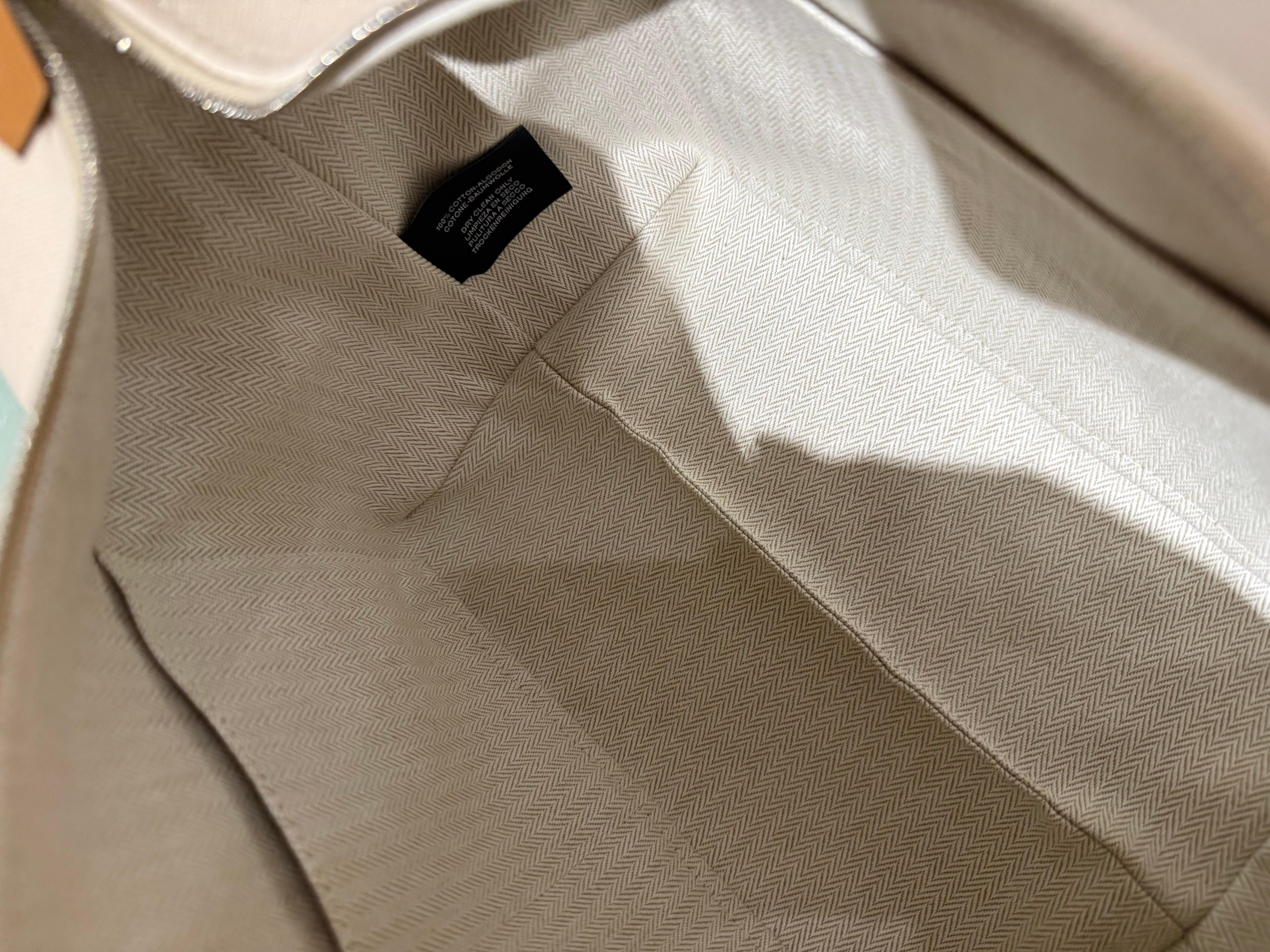 Hermes Bride-A-Brac GM en toile naturelle Unisexe en vente