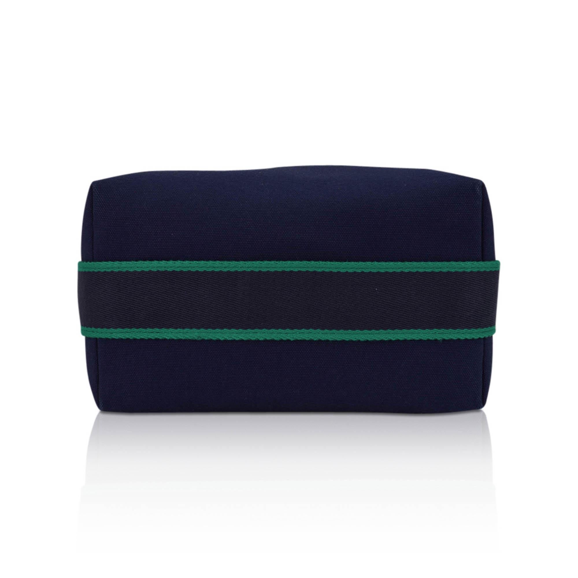 Hermes Bride-à-Brac Pencil Case Marine Trousse de Toilette Small Model 2